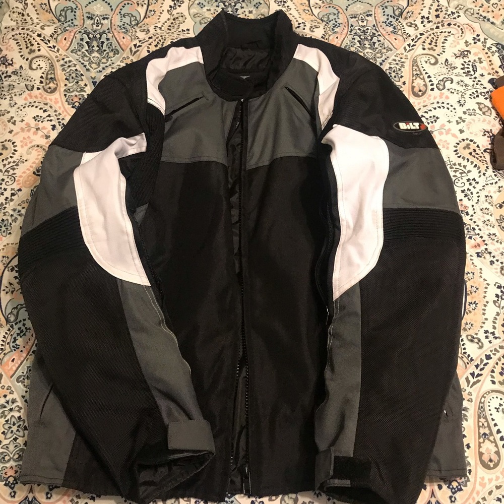 Bilt motorcycle jacket.